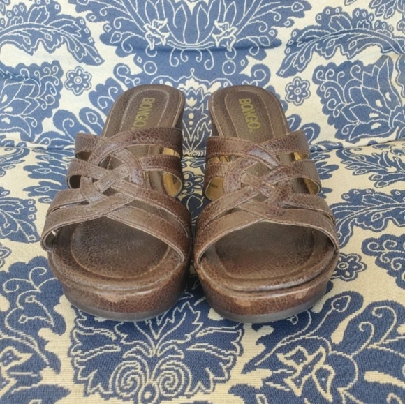 Vintage Bongo brown wedges - Picture 5 of 5